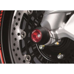 Protections fourche et bras oscillant (axe de roue) LIGHTECH rouge Yamaha T-Max 530