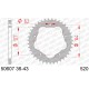 Couronne AFAM 38 dents acier pas 520 type 50607 Ducati