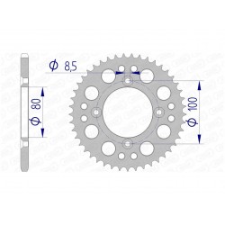 Couronne AFAM 46 dents alu pas 420 type 11101N Honda