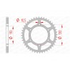 Couronne AFAM 38 dents acier pas 520 type 16500