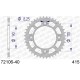 Couronne AFAM 40 dents alu pas 415 type 72106 KTM SX50