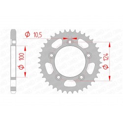 Couronne AFAM 39 dents acier pas 525 type 50612 Ducati