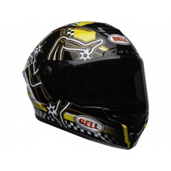 Casque BELL Star Mips Isle Of Man Gloss Black/Yellow taille XXL