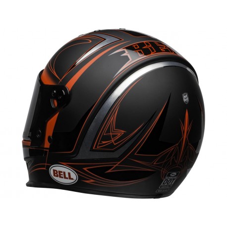 Casque BELL Eliminator Hart Luck Matte/Gloss Black/Red/White taille XXL