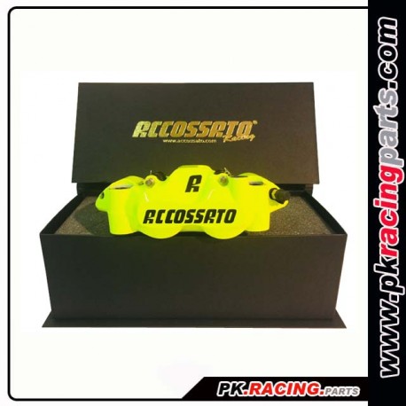 Paire d'étriers ACCOSSATO entraxe 108 couleur+ Durites offertes