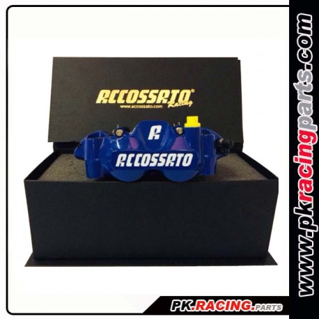 Paire d'étriers ACCOSSATO entraxe 108 couleur+ Durites offertes