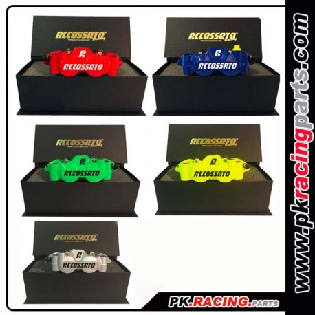 Paire d'étriers ACCOSSATO entraxe 108 couleur+ Durites offertes