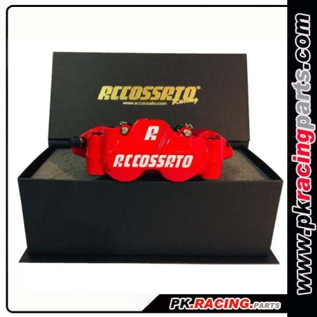 Paire d'étriers ACCOSSATO entraxe 108 couleur+ Durites offertes