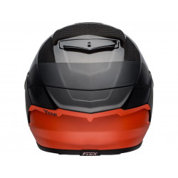 Casque BELL Race Star Flex DLX Carbon Lux Matte/Gloss Black/Orange taille XL