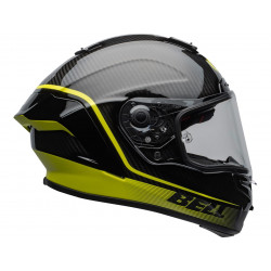 Casque BELL Race Star Flex DLX Velocity Matte/Gloss Black/Hi Viz taille XL