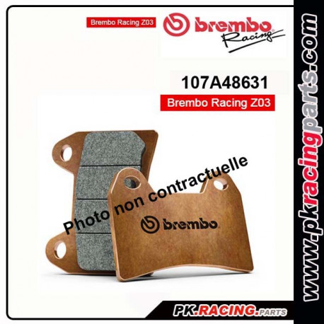 Plaquettes BREMBO Z03 107A48631 ( Compétition Endurance ) S1000 RR 2019