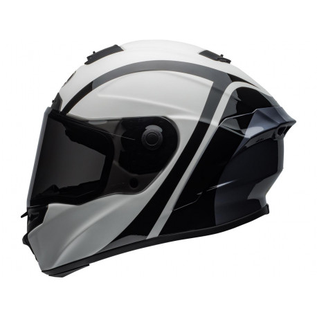 Casque BELL Star DLX Mips Tantrum Matte/Gloss White/Black/Titanium taille XXL