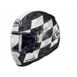 Casque ARAI Profile-V Patch White Matt taille M + Pinlock 120 clair