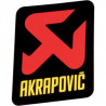 Autocollant Akrapovic vertical 75 mm