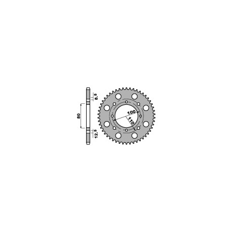 Couronne PBR 37 dents acier standard pas 520 type 819