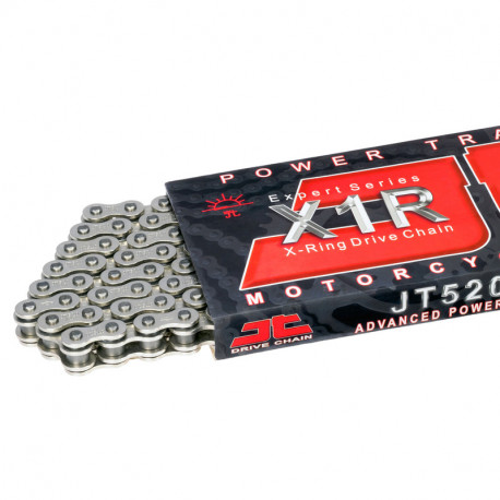 Chaîne de transmission JT DRIVE CHAIN 520 X1R acier 120 maillons