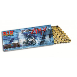 Chaîne de transmission D.I.D 525 ZVM-X or/or 124 maillons