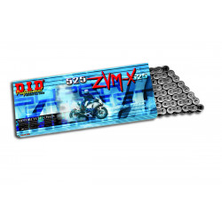 Chaîne de transmission D.I.D 525 ZVM-X noir/noir 116 maillons