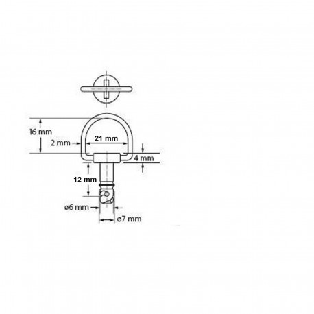 Kit fixation rapide a clips 14mm ERF
