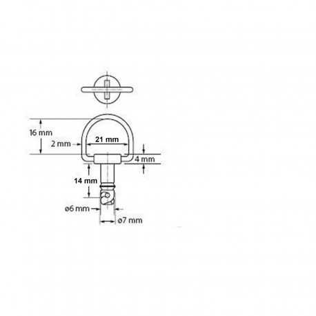 Kit fixation rapide a clips 17mm ERF