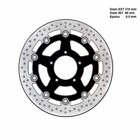 Disque de frein France Equipement SBK FE.FLSBK14605