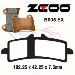 Plaquettes de freins Vitesse ZCOO B005 EX