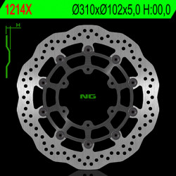 Disque de frein NG 1214X pétale flottant