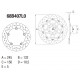Disque de frein BREMBO Oro rond fixe