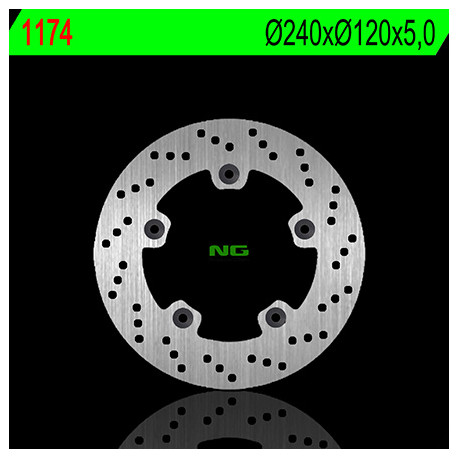 Disque de frein NG 1174 rond fixe