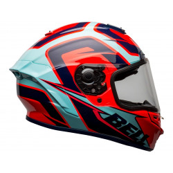 Casque BELL Star DLX Mips Labyrinth Gloss Blue/Red