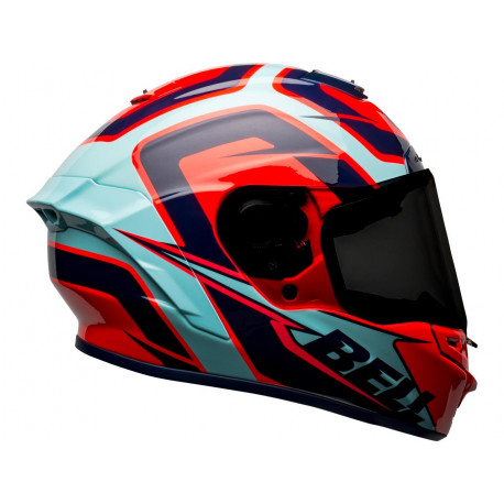 Casque BELL Star DLX Mips Labyrinth Gloss Blue/Red