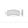 Plaquettes de frein BREMBO Z10 - 107A48659