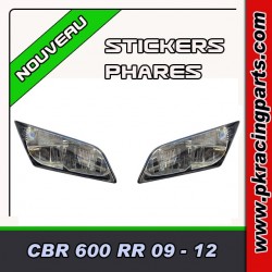 FAUX PHARES AUTOCOLLANTS CBR 600 RR 09- 12