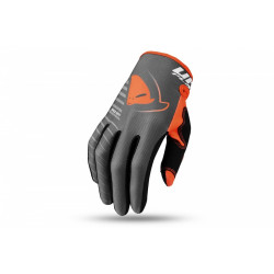 Gants motocross UFO Skill Kimura gris/orange XL