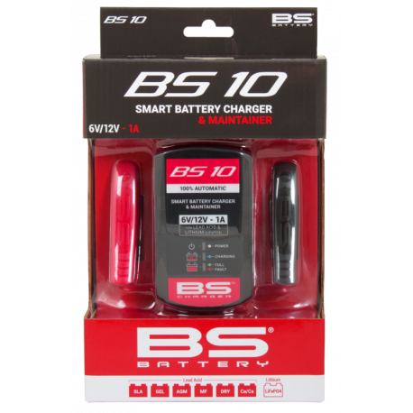 Chargeur de batterie intelligent BS BATTERY BS10 6V/12V 1A