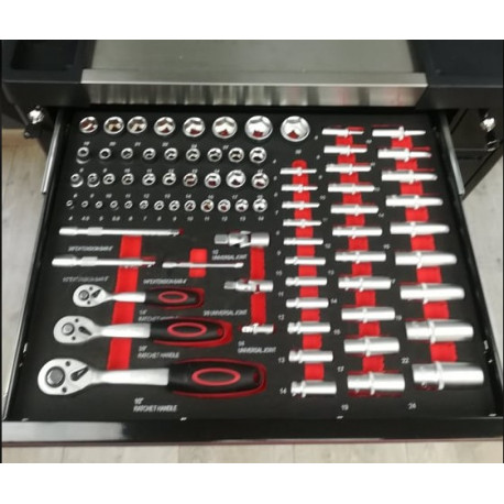 Servante GP Tools 8 tiroirs + outils