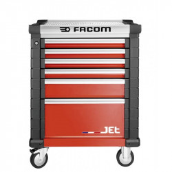 Servante FACOM JET M3 - 6 tiroirs rouge