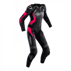 Combinaison RST Tractech Evo 4 femme cuir - noir/rose taille M