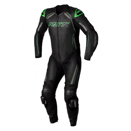 Combinaison RST S1 CE cuir - noir/vert taille XXL