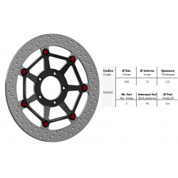 Disque de frein ACCOSSATO DKS035