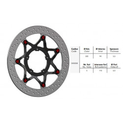 Disque de frein ACCOSSATO DKS038