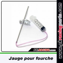 seringue de niveau de fourche