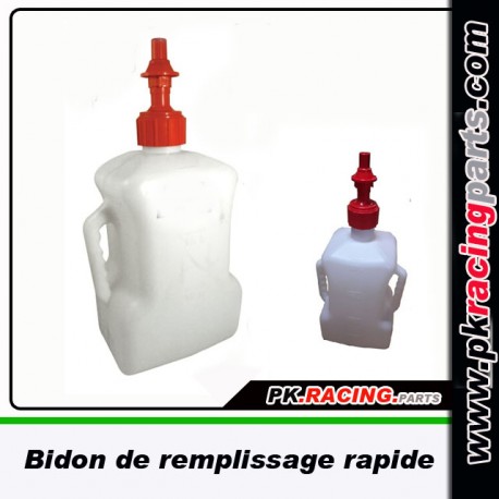 Bidon d'essence 15L avec système de remplissage rapide RTECHMX moto :  , bidon de moto