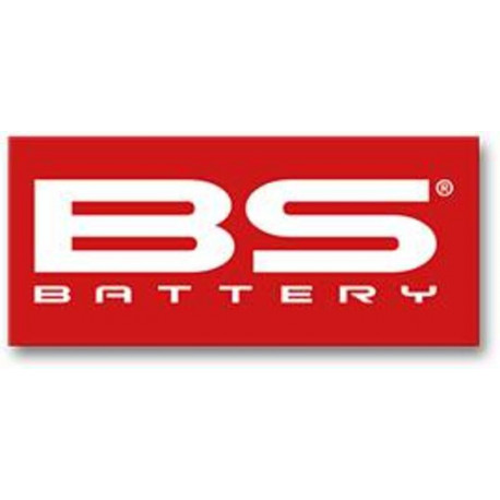 Autocollant BS BATTERY rouge petit format