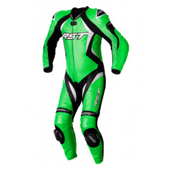 Combinaison Tractech EVO 4 CE cuir - vert fluo/noir/blanc taille L