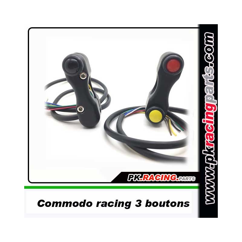 Commodo Racing ACCOSSATO - 2, 3 ou 5 boutons - JOKERIDERS