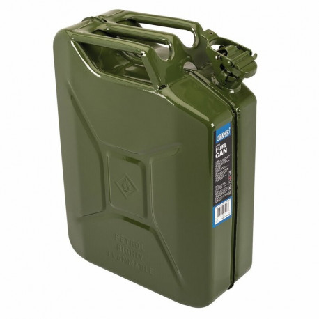 Bidon de carburant en acier DRAPER - vert 20L