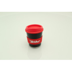 Travel Mug BIHR rouge et noir 250ml