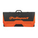 Tapis récupérateur pliable POLISPORT Bike Mat bicolore orange/noir 