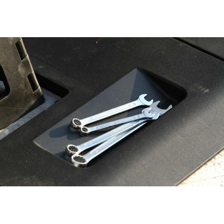 Tapis récupérateur pliable POLISPORT Bike Mat noir 